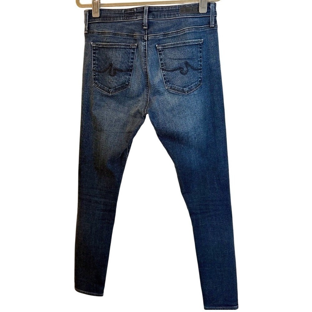 AG Adriano Goldschmied The Farrah Skinny Jeans - High‎ Rise Dark Wash (29R) - Picture 2 of 9